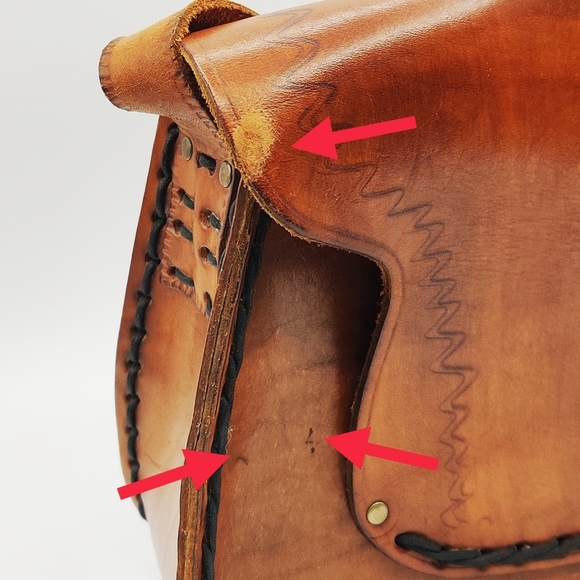 Vintage Hand Tooled Bag - Picture 8 of 9